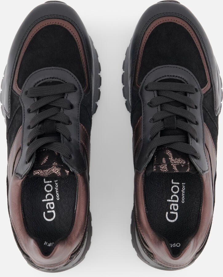 Gabor Sneakers zwart Suede - Foto 2