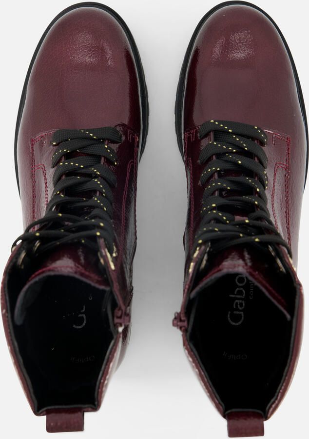 Gabor Veterboots rood Lak Synthetisch - Foto 3