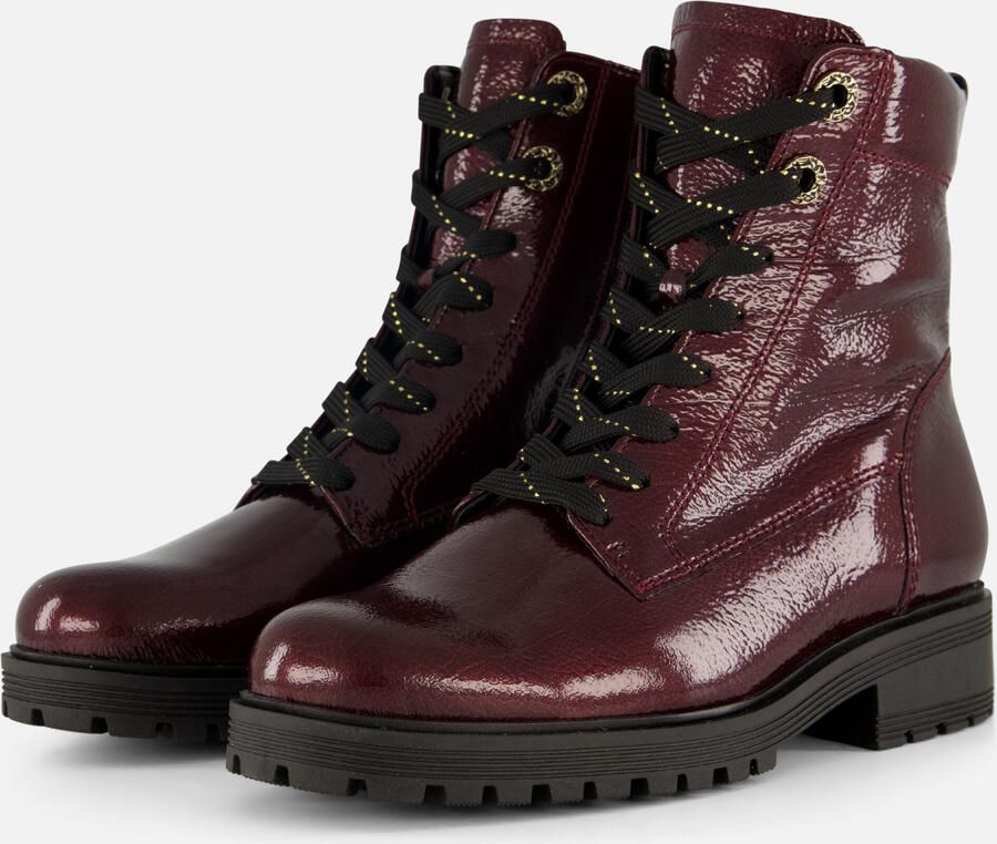 Gabor Veterboots rood Lak Synthetisch - Foto 3