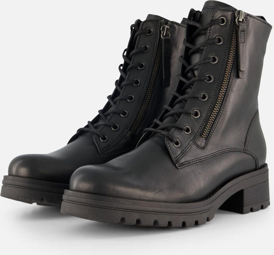 Gabor Veterboots zwart Leer