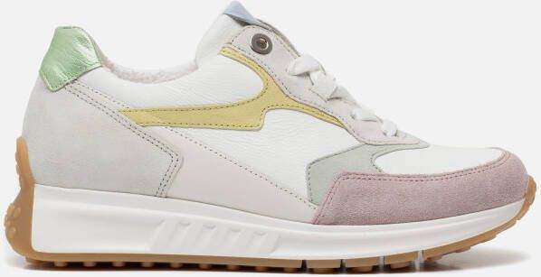 Gabor H-UV Sneakers combi Wit Leer