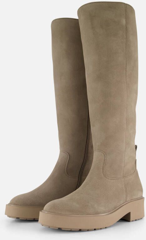 Gabor Laarzen blokhak lange schachtlaarzen ritssluitinglaarzen met siernaden - Foto 5