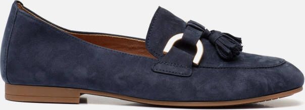 Gabor Instappers blauw Nubuck