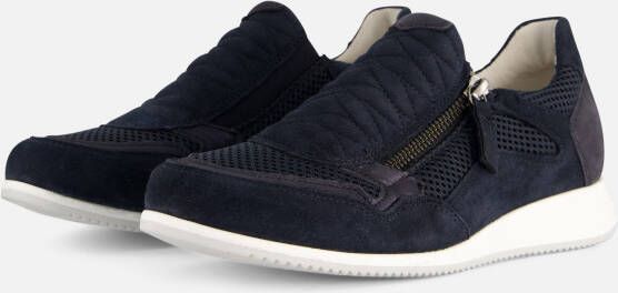 Gabor Instappers blauw Nubuck