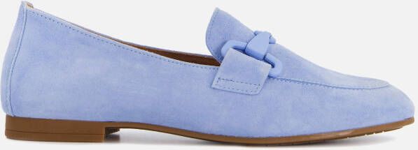 Gabor Instappers blauw Suede