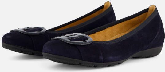 Gabor -Dames blauw donker ballerina's & mocassins