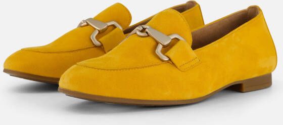 Gabor Instappers geel Suede