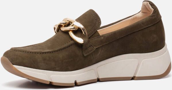 Gabor Instappers groen Suede 132306 Dames