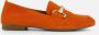 Gabor Oranje Suède Loafer met Gouden Gesp Orange Dames - Thumbnail 2
