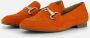 GABOR Loafers Dames 45.211 Maat: 35 5 Materiaal: Suède Kleur: Oranje - Thumbnail 1