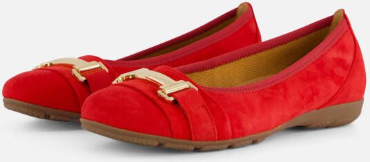 Gabor Instappers rood Suede