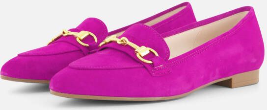 Gabor Instappers roze Suede Dames