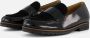 Gabor Zwarte Leren Mocassins Klassiek Comfortabel Black Dames - Thumbnail 2