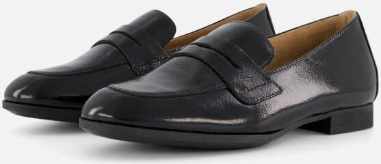 Gabor Zwarte lakleren loafers Black Dames