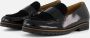 Gabor Zwarte Leren Mocassins Klassiek Comfortabel Black Dames - Thumbnail 10