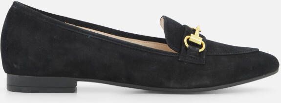 Gabor Instappers zwart Suede Dames