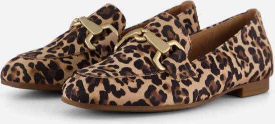 Gabor Leopard Instappers beige Suede