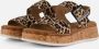 Gabor Leopard Sandalen beige Suede Dames - Thumbnail 2