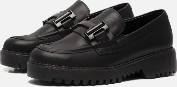 Gabor Loafers zwart Leer