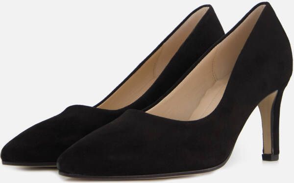 Gabor Elegante Suède Pumps Black Dames