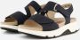 Gabor Blauwe Suède Sandalen Rolling Soft Blue Dames - Thumbnail 8