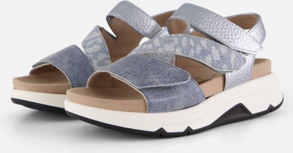 Gabor Dames Sandalen 66.882.16 Rolling Soft Jeansblauw