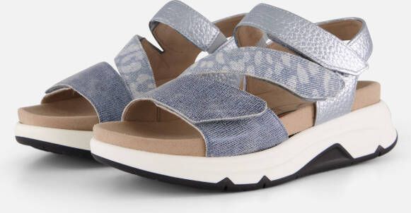 Gabor Dames Sandalen 66.882.16 Rolling Soft Jeansblauw