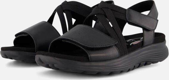 Gabor Rollingsoft Sandalen zwart Synthetisch Dames