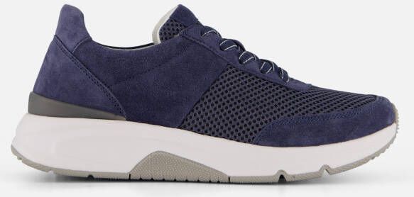 Gabor Rollingsoft Sneakers blauw Leer