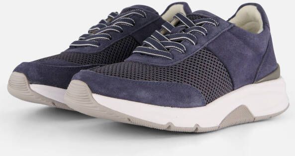 Gabor Rollingsoft Sneakers blauw Leer