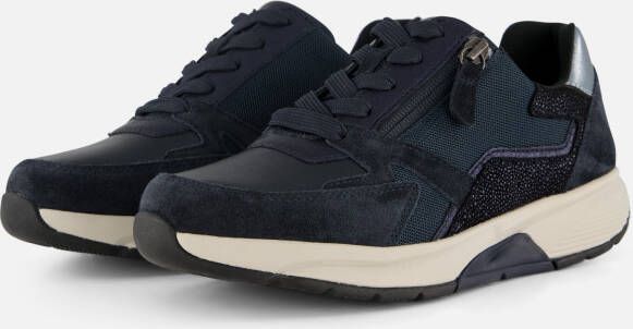 Gabor Rollingsoft Sneakers blauw Synthetisch Dames