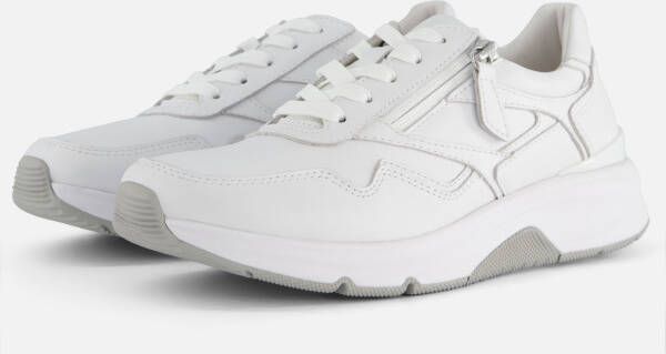 Gabor Comfortabele Rollingsoft sneaker voor dames White Dames