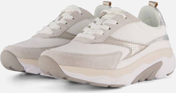 Gabor Rollingsoft Sneaker 66.935.51 Wit Grijs