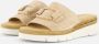 Gabor Samtchevreau Pantoffels Beige Dames - Thumbnail 11