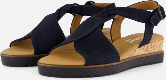 Gabor Sandalen blauw Suede Dames