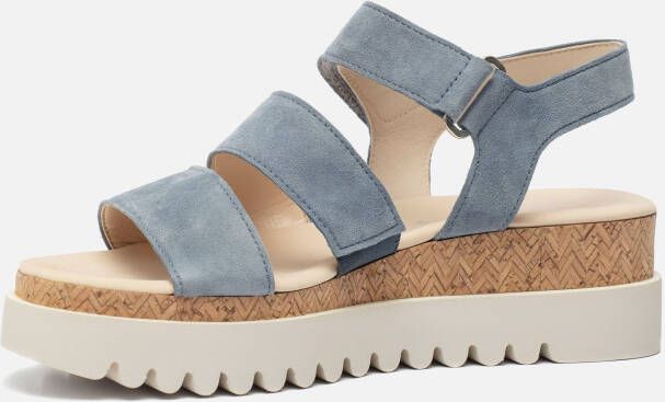 Gabor Sandalen blauw Synthetisch