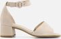Gabor Sandalen Dames Damesschoenen Suède Blokhak hoogte 4 cm 22.902 glitter Beige - Thumbnail 2