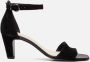 Gabor Sandalen met hak zwart Suede Dames - Thumbnail 1