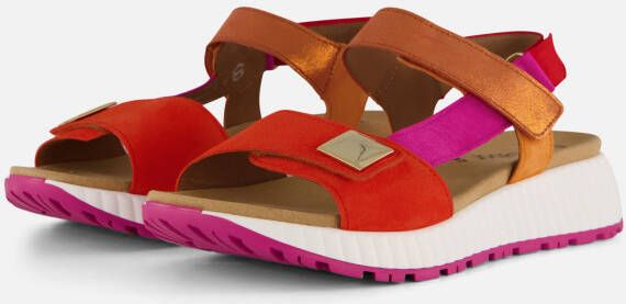 Gabor Sandalen rood Suede