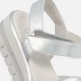 Gabor Leren damessandaal met lichte zool Gray Dames - Thumbnail 2