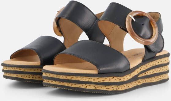 Gabor Zwarte Sandalen 550.2 Dames Black Dames