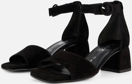 Gabor Sandalen zwart Suede Dames