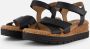 Gabor Sandalen zwart Suede - Thumbnail 1