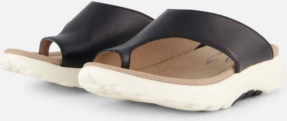 Gabor 46.812.67 Cervo Schwarz-rollingsoft slipper -teenslipper rollingsoft