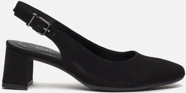 Gabor Slingback G Pumps zwart Suede