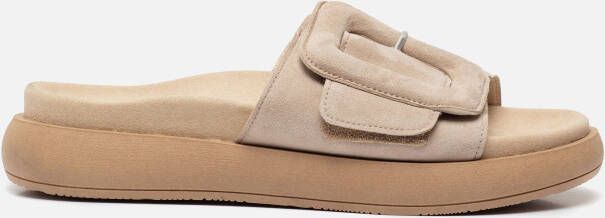Gabor Slippers beige Suede