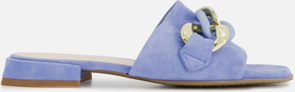 Gabor Slippers blauw Suede Dames - Foto 1