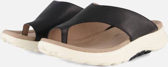 Gabor Rollingsoft Slippers zwart Synthetisch