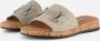 Gabor Slippers grijs Textiel - Thumbnail 1