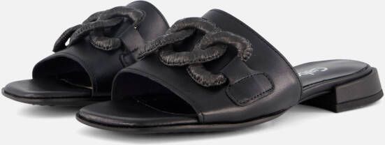 Gabor Slippers zwart Textiel